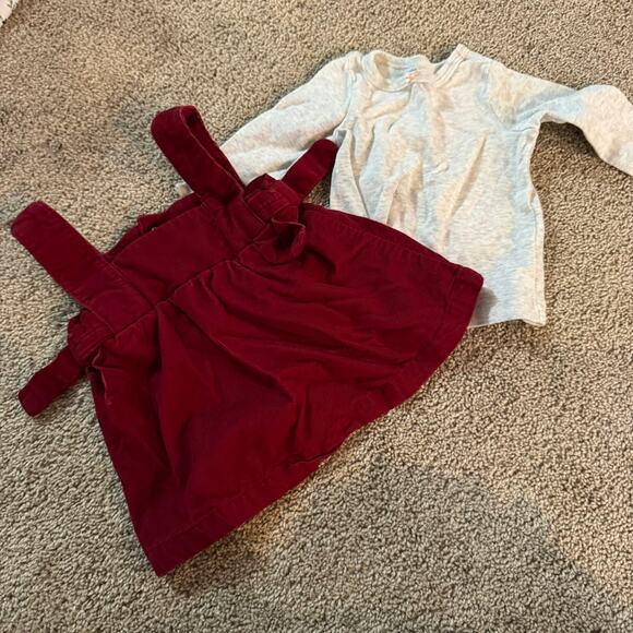 5 Piece LOT of Girls Size 3 Months Winter Spring Jumper Outfit Long Sleeve Tops - Picture 2 of 13